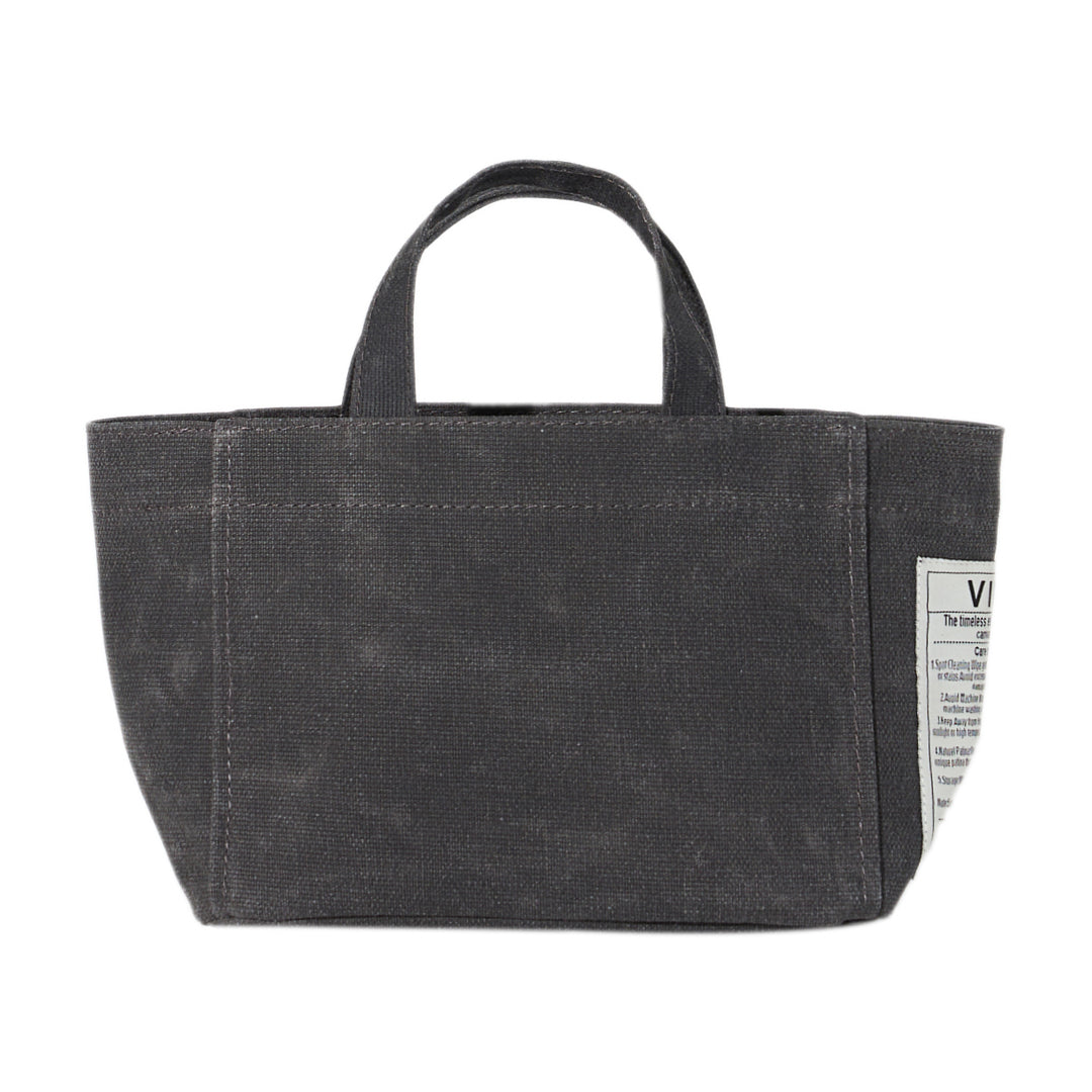 CANVAS TOTE BAG - MINI - ANTHRAZIT