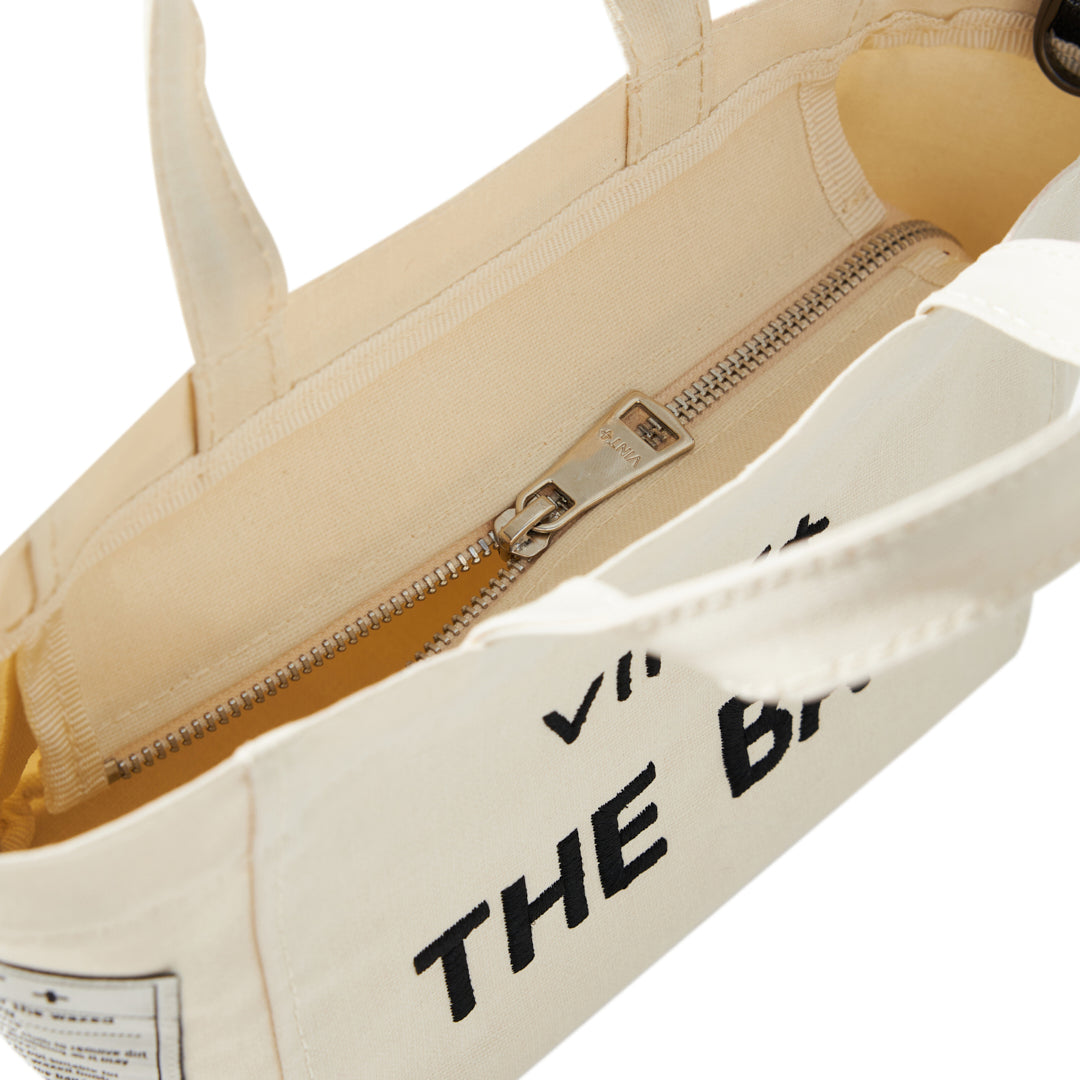 CANVAS BAG - MINI - CREAM WHITE