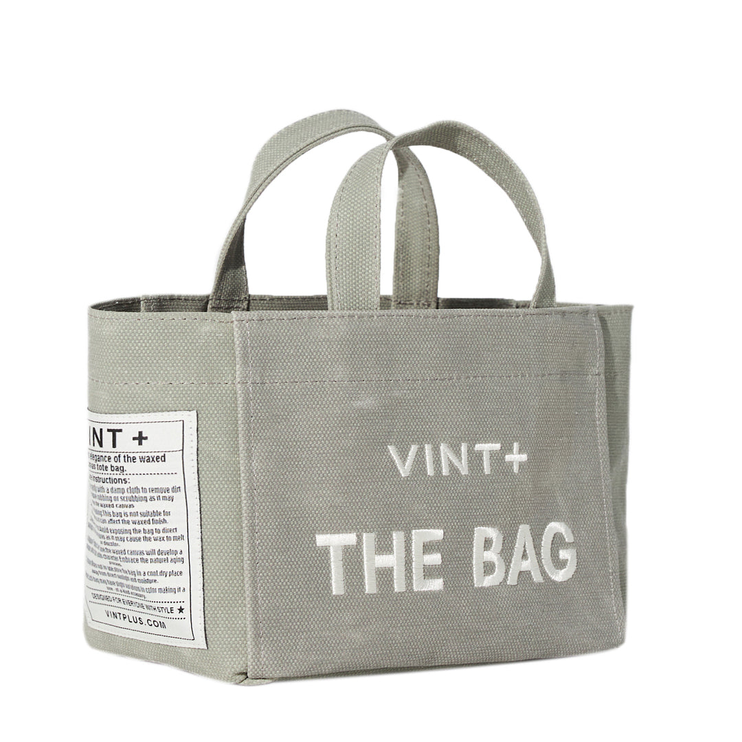 CANVAS TOTE BAG - MINI - GRAU VIGORE