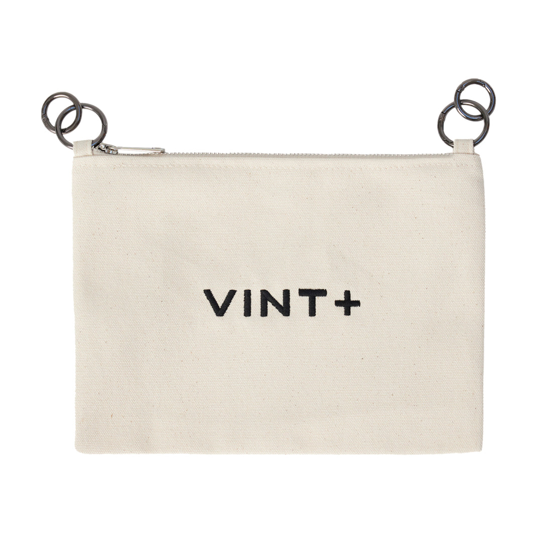 CANVAS IN & OUT BAG - CREAM WHITE