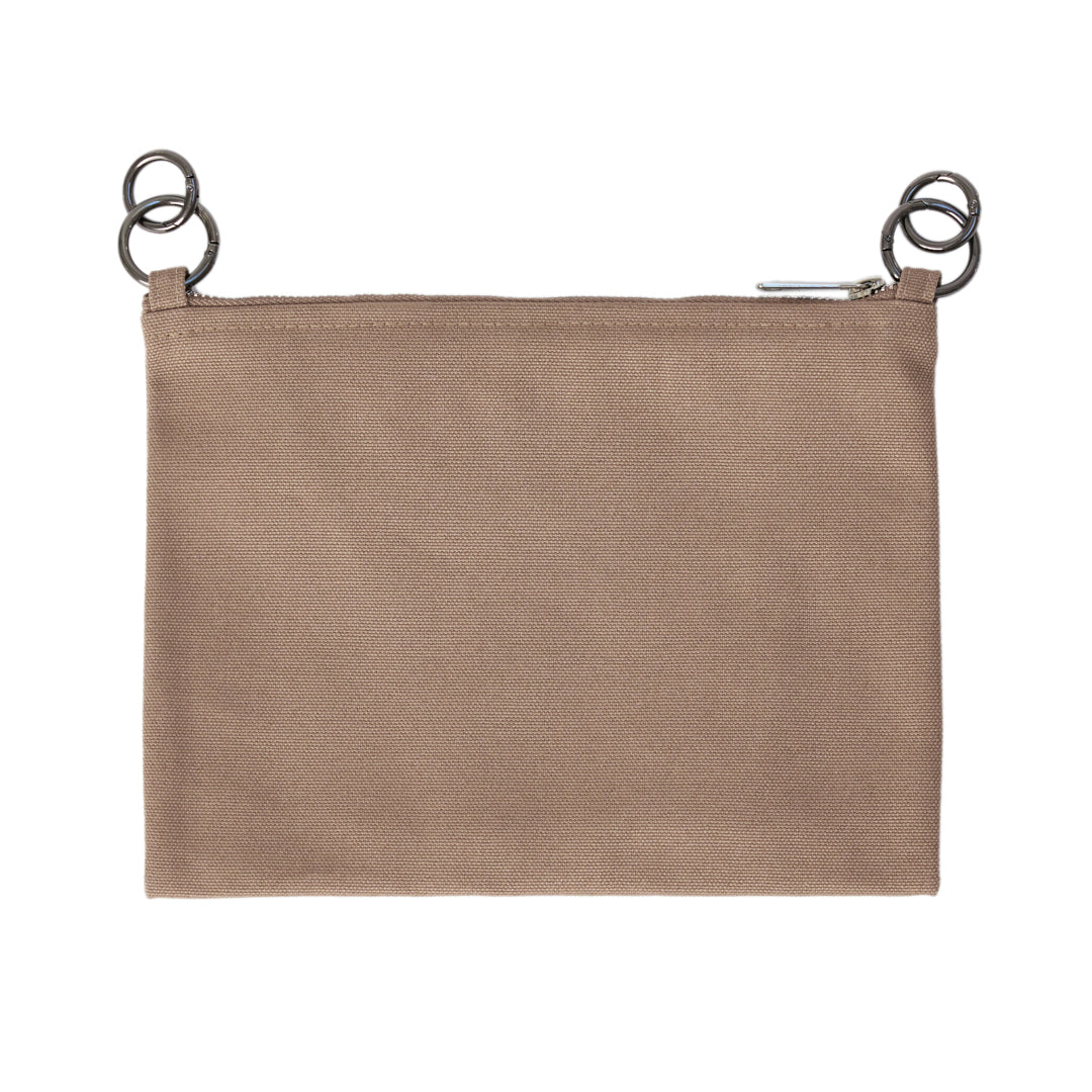 CANVAS IN & OUT BAG - BEIGE