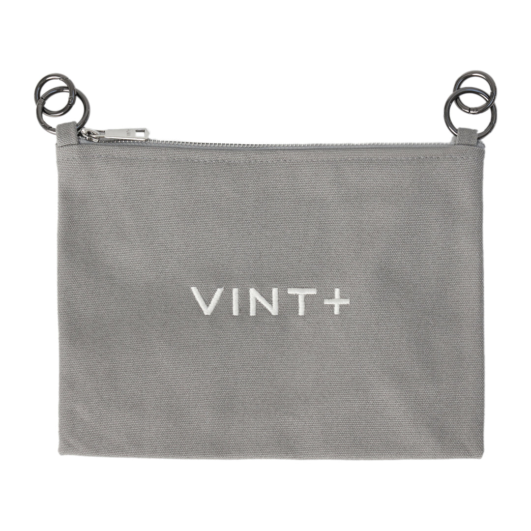 CANVAS IN & OUT BAG - GRAY