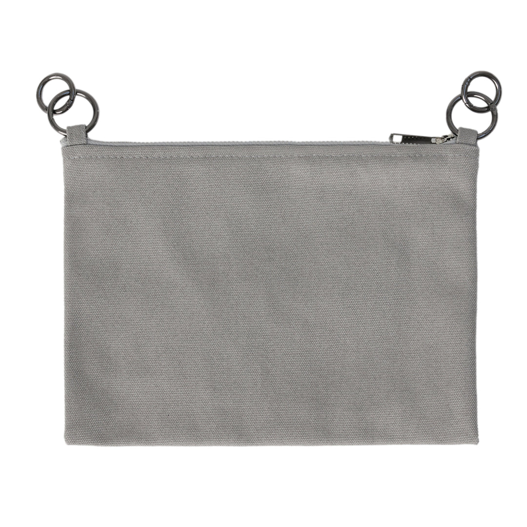 CANVAS IN & OUT BAG - GRAY