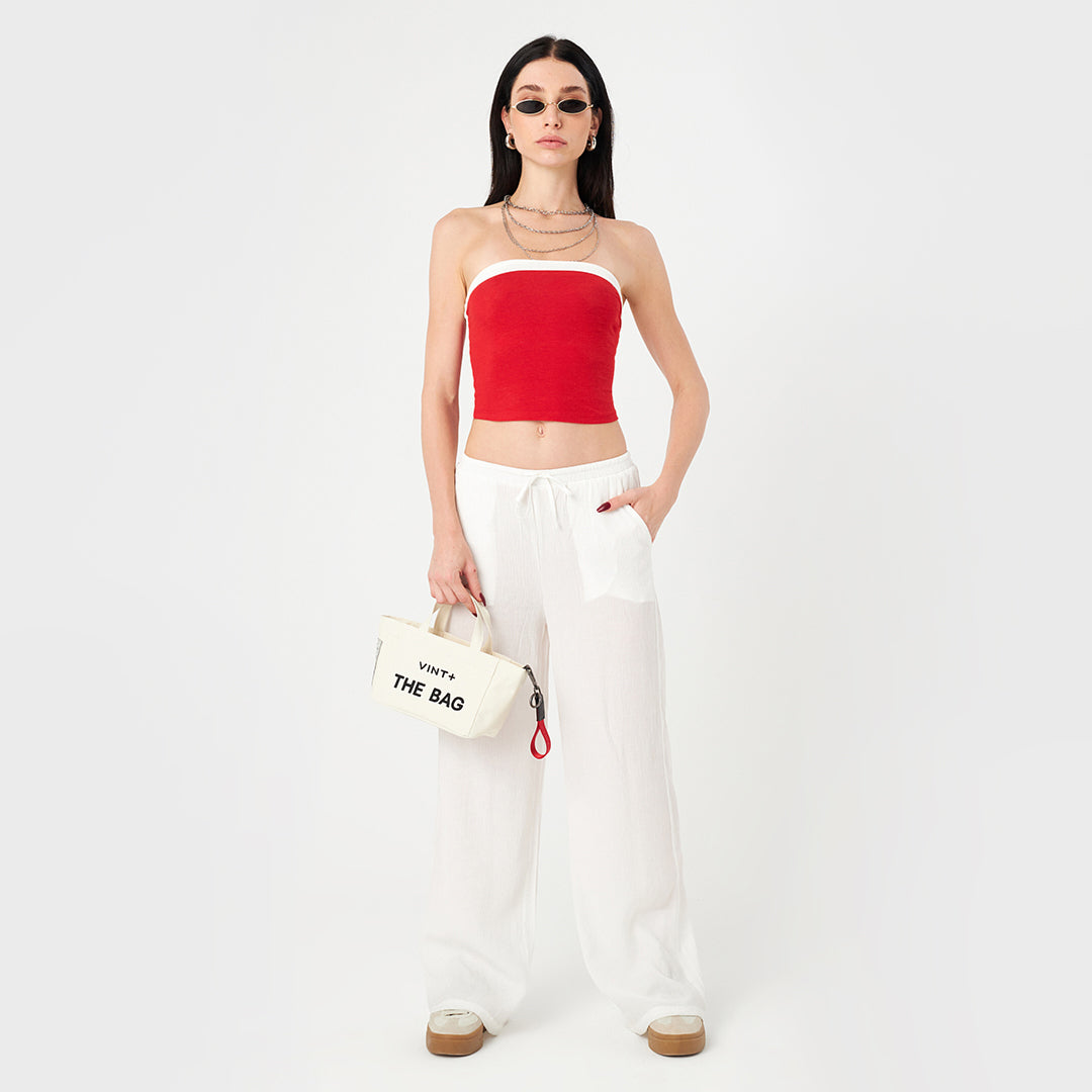 CANVAS BAG - MINI - CREAM WHITE