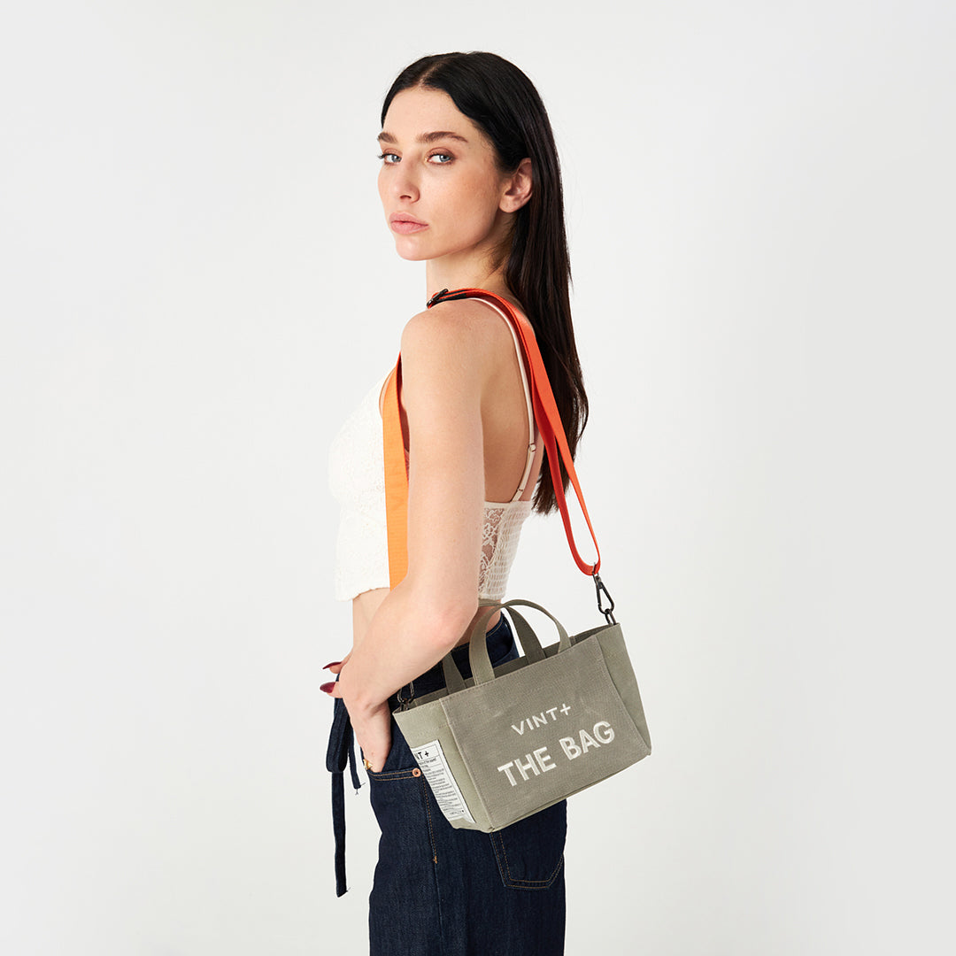 CANVAS TOTE BAG - MINI - GRAU VIGORE