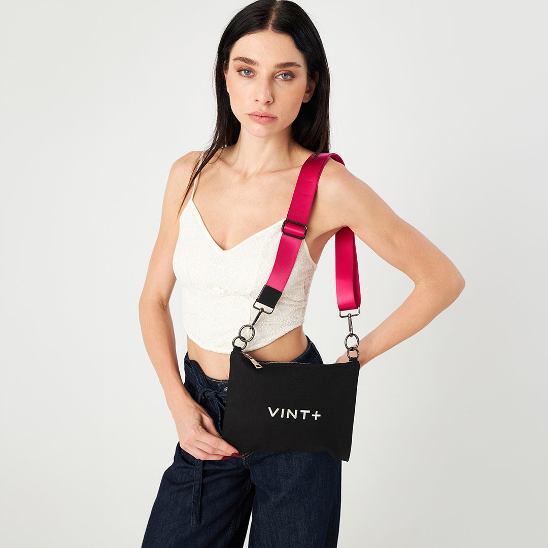 SAC EN TOILE IN & OUT - NOIR