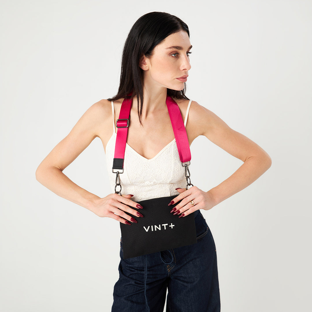 SAC EN TOILE IN & OUT - NOIR