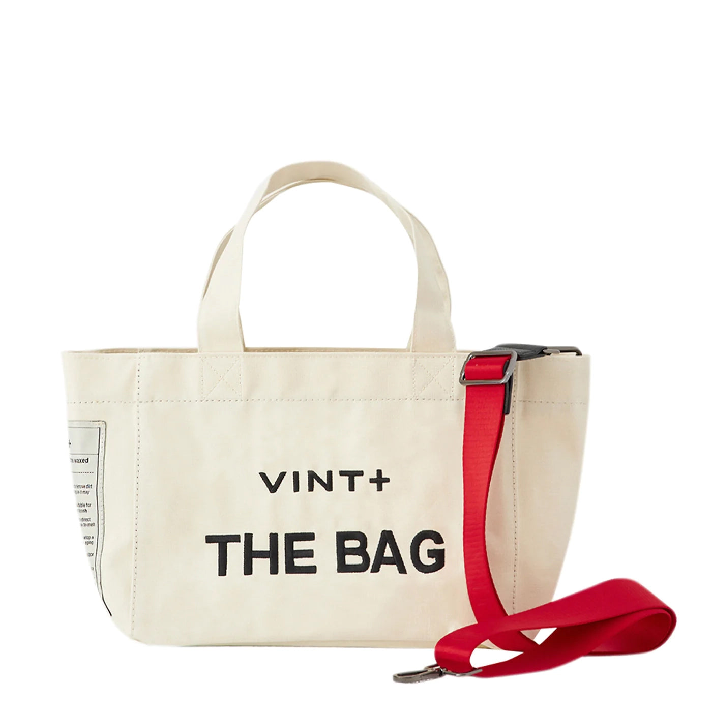 CANVAS TOTE BAG - SMALL - CREME WEIß