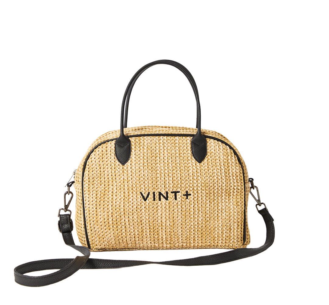 BOWLING BAG - STRAW (Leder Strap inkl.)