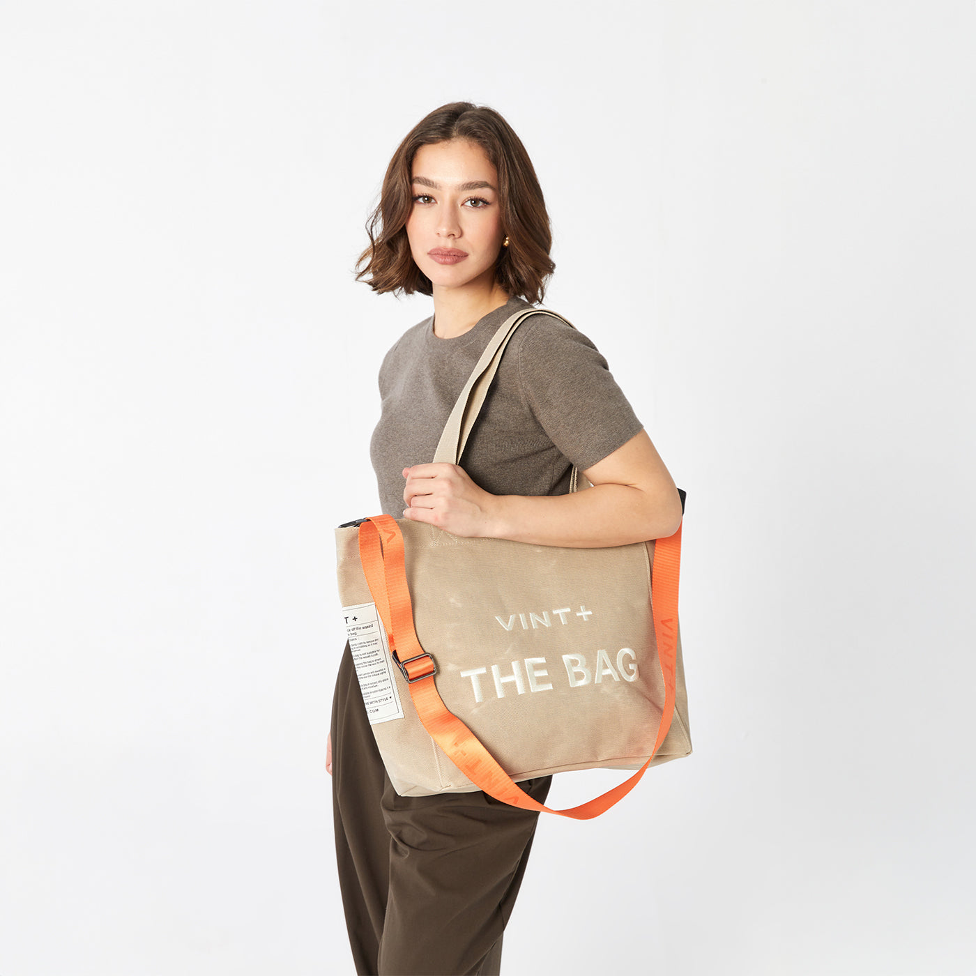 CANVAS BAG - BIG - CREAM WHITE