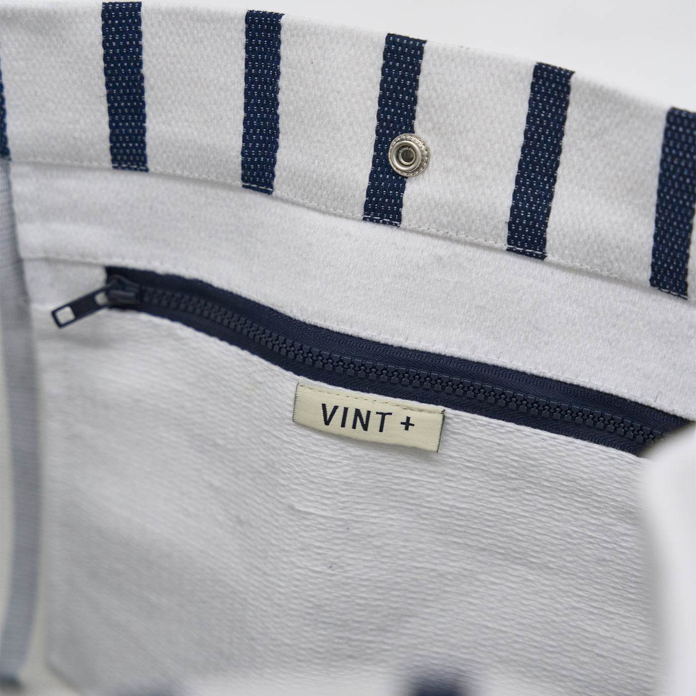 STRIPED BAG - DEEP NAVY