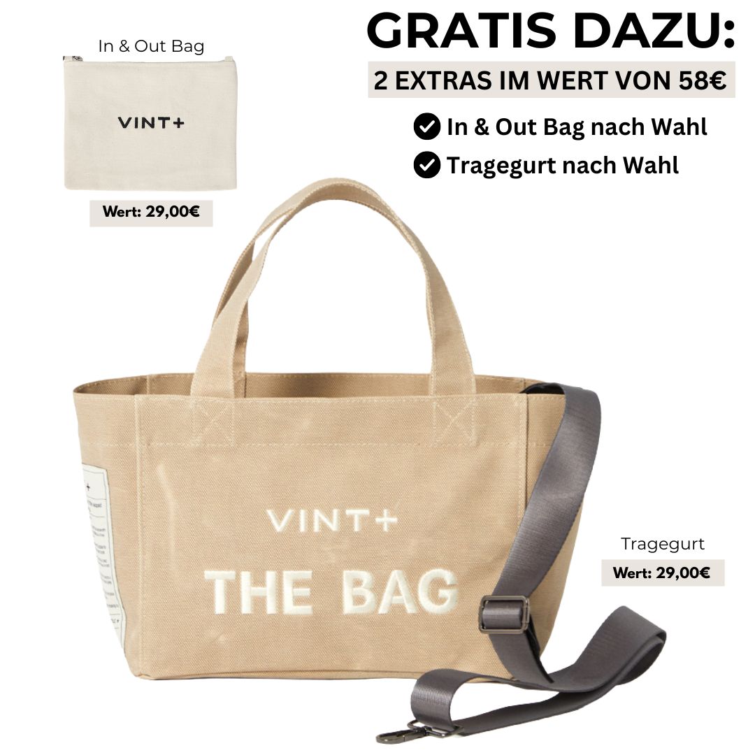 WAXED CANVAS TOTE BAG - SMALL - SAND
