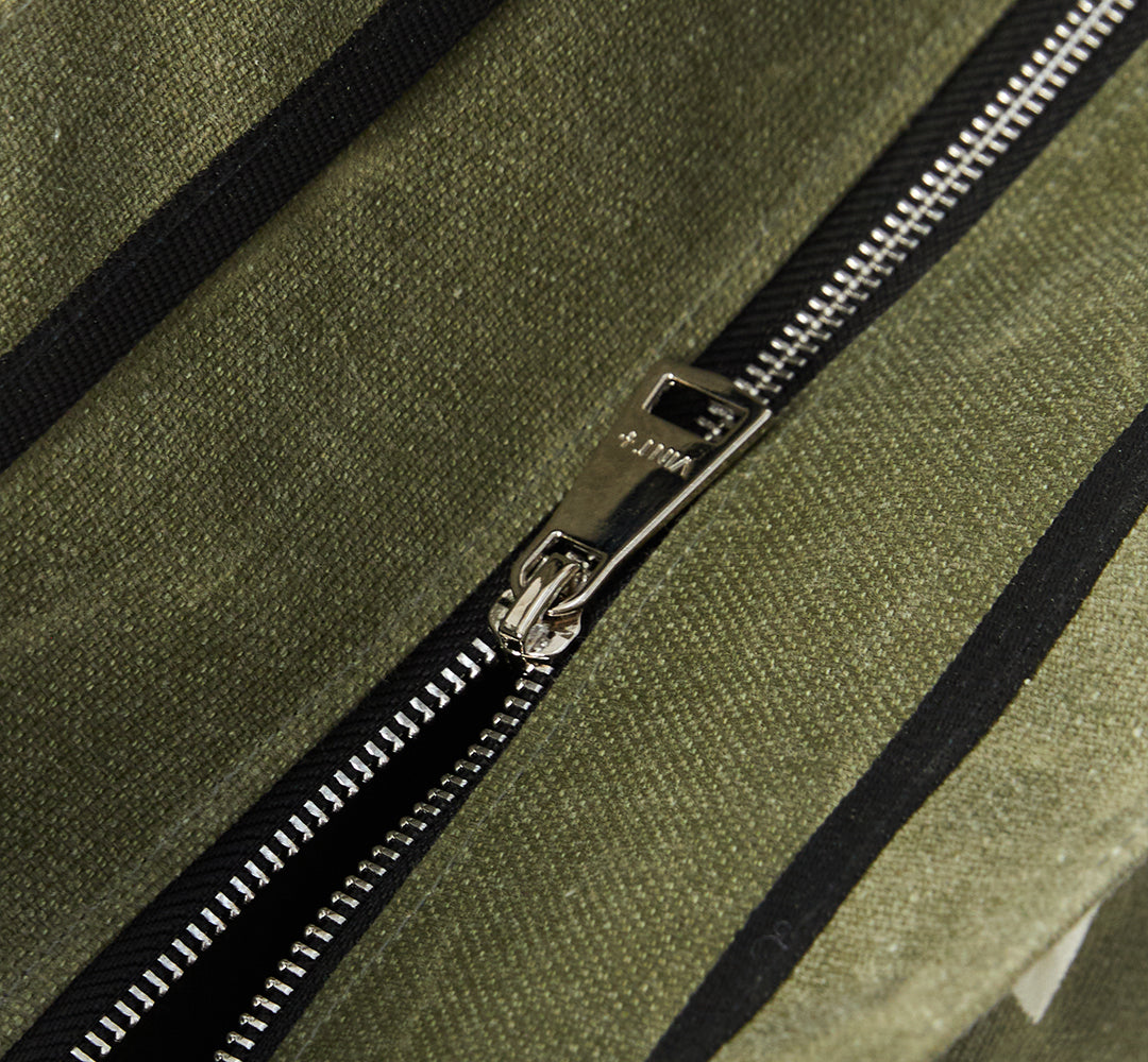 WAXED CANVAS TOTE BAG - SMALL - KHAKI