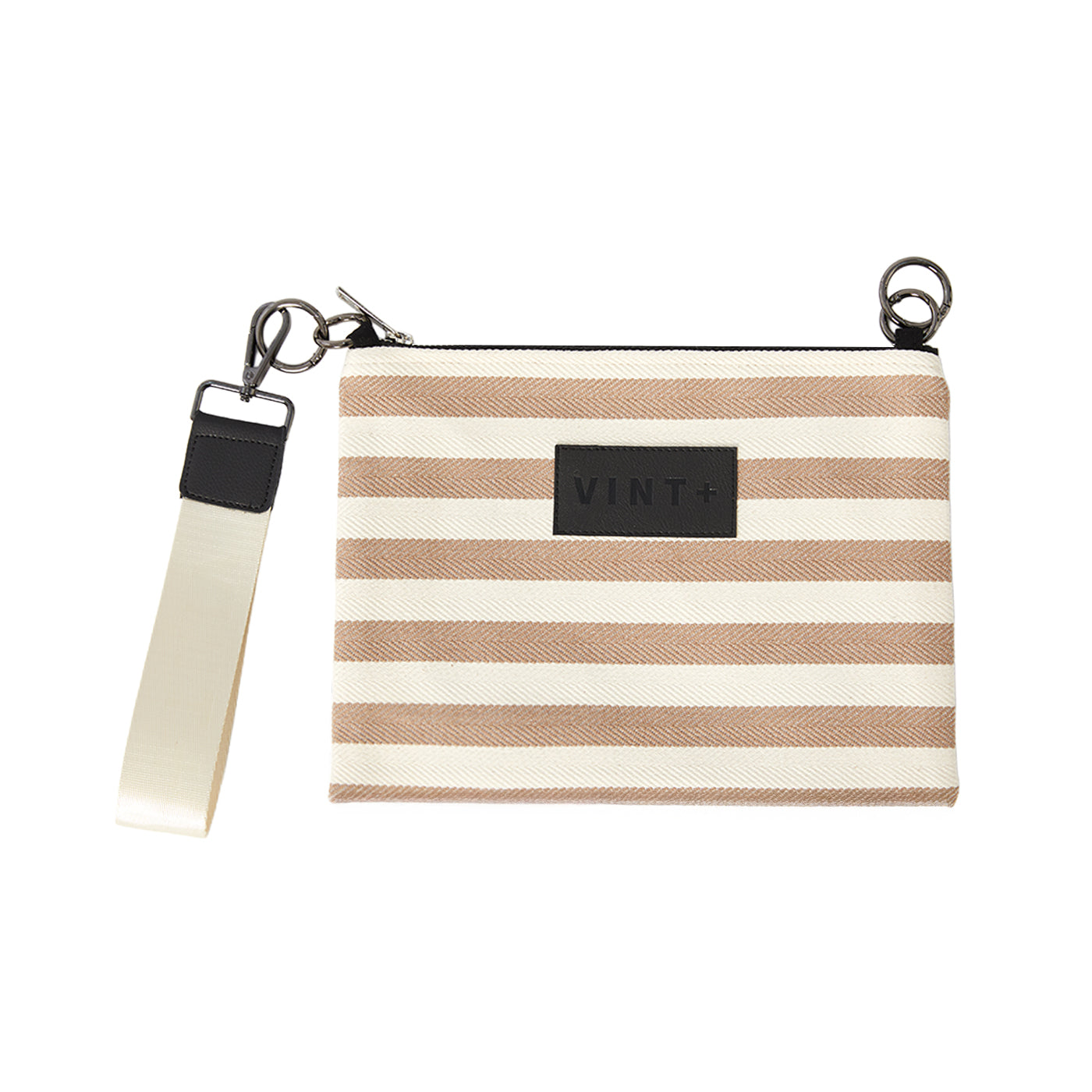 ÇİZGİLİ İÇ VE DIŞ ÇANTA - SAND