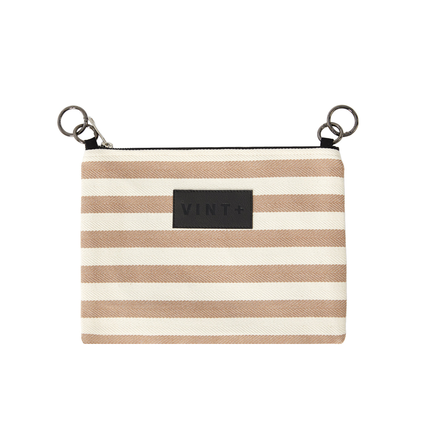 ÇİZGİLİ İÇ VE DIŞ ÇANTA - SAND