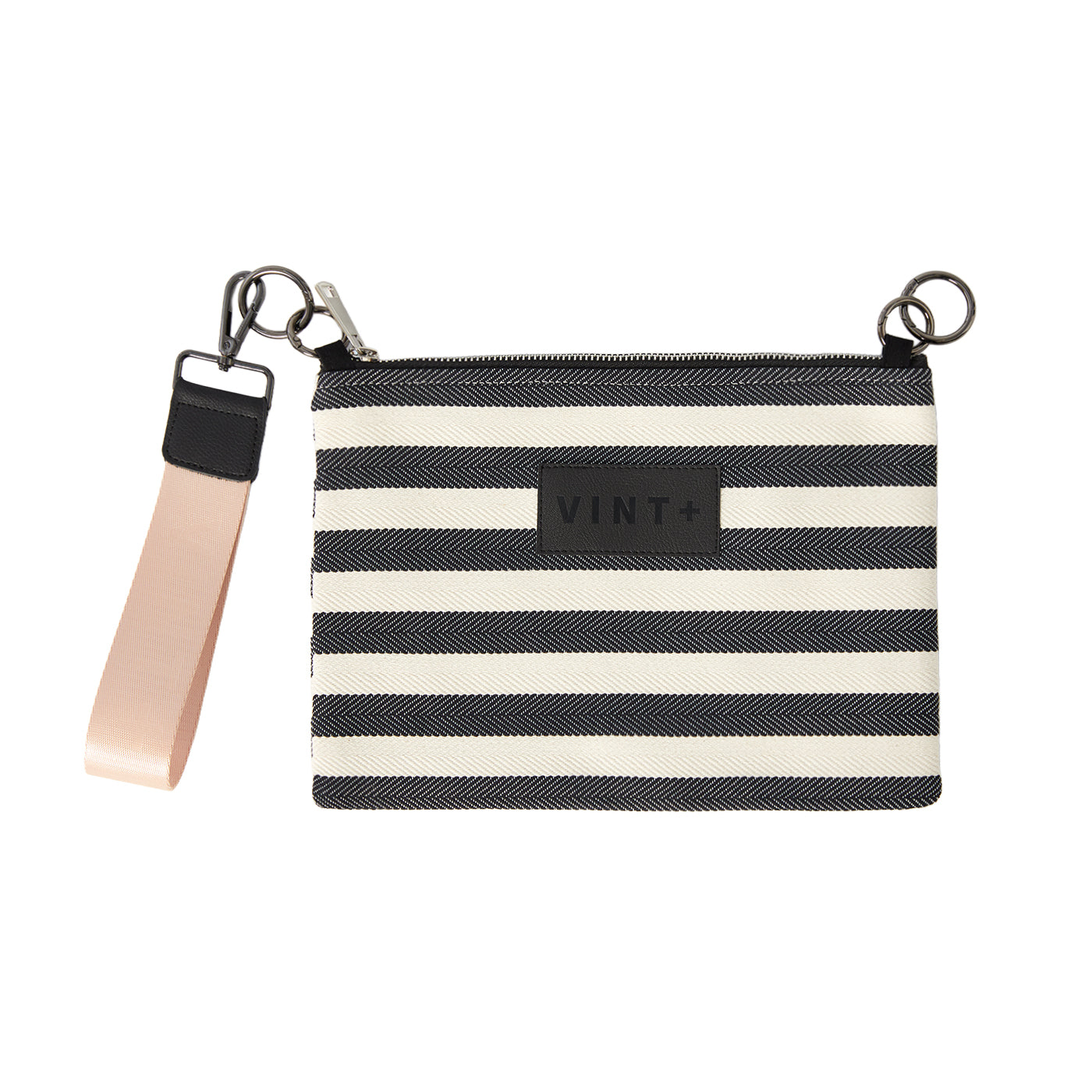 ÇİZGİLİ İÇ VE DIŞ ÇANTA - MIDNIGHT