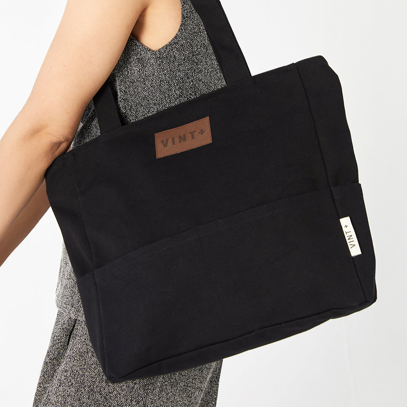 KANVAS SHOPPER - SİYAH