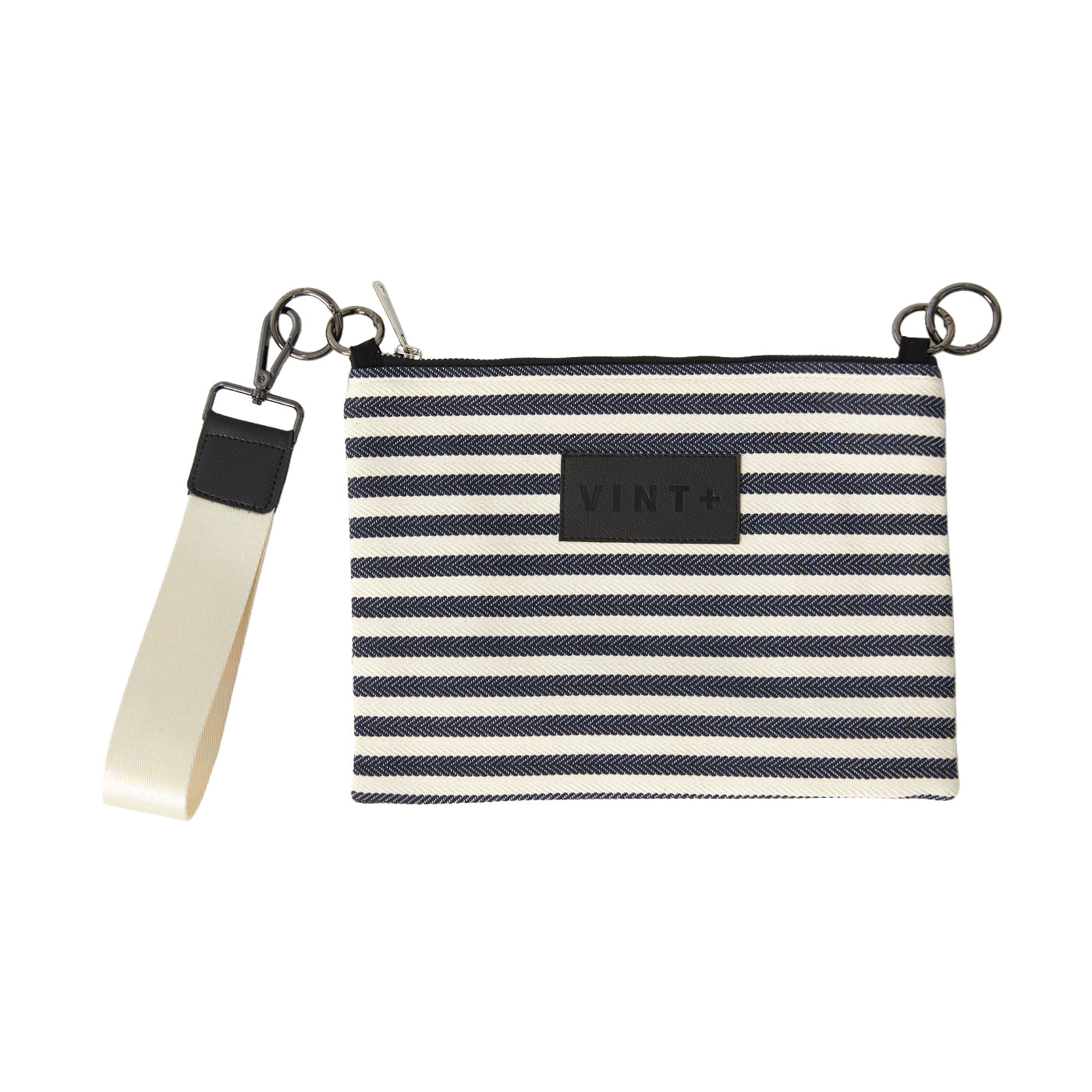 ÇİZGİLİ İÇ VE DIŞ ÇANTA - NAVY