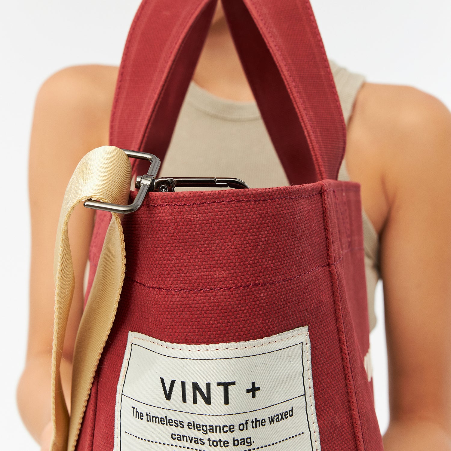 SAC EN TOILE - PETIT - ROUGE