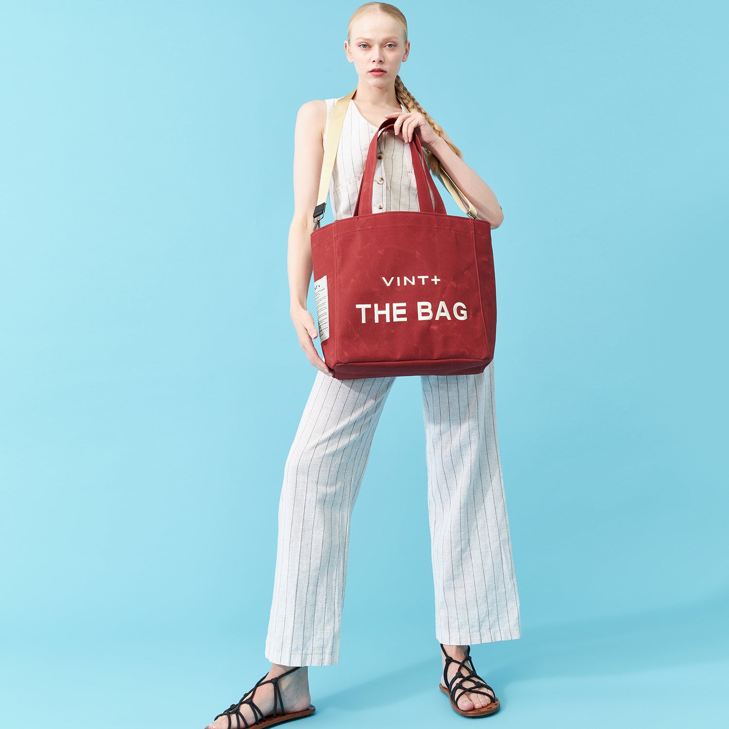 CANVAS BAG - BIG - RED