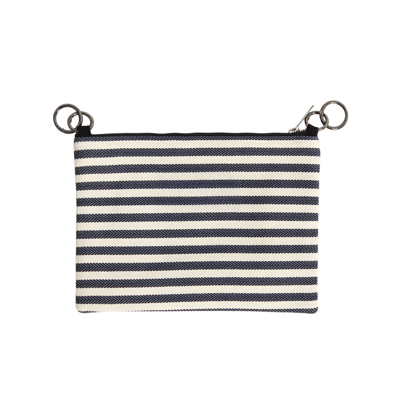 ÇİZGİLİ İÇ VE DIŞ ÇANTA - NAVY