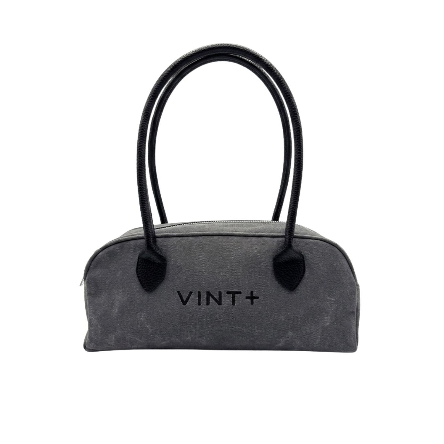 WAXED CANVAS FINE BAG - SMALL - SAND (leather strap incl.)