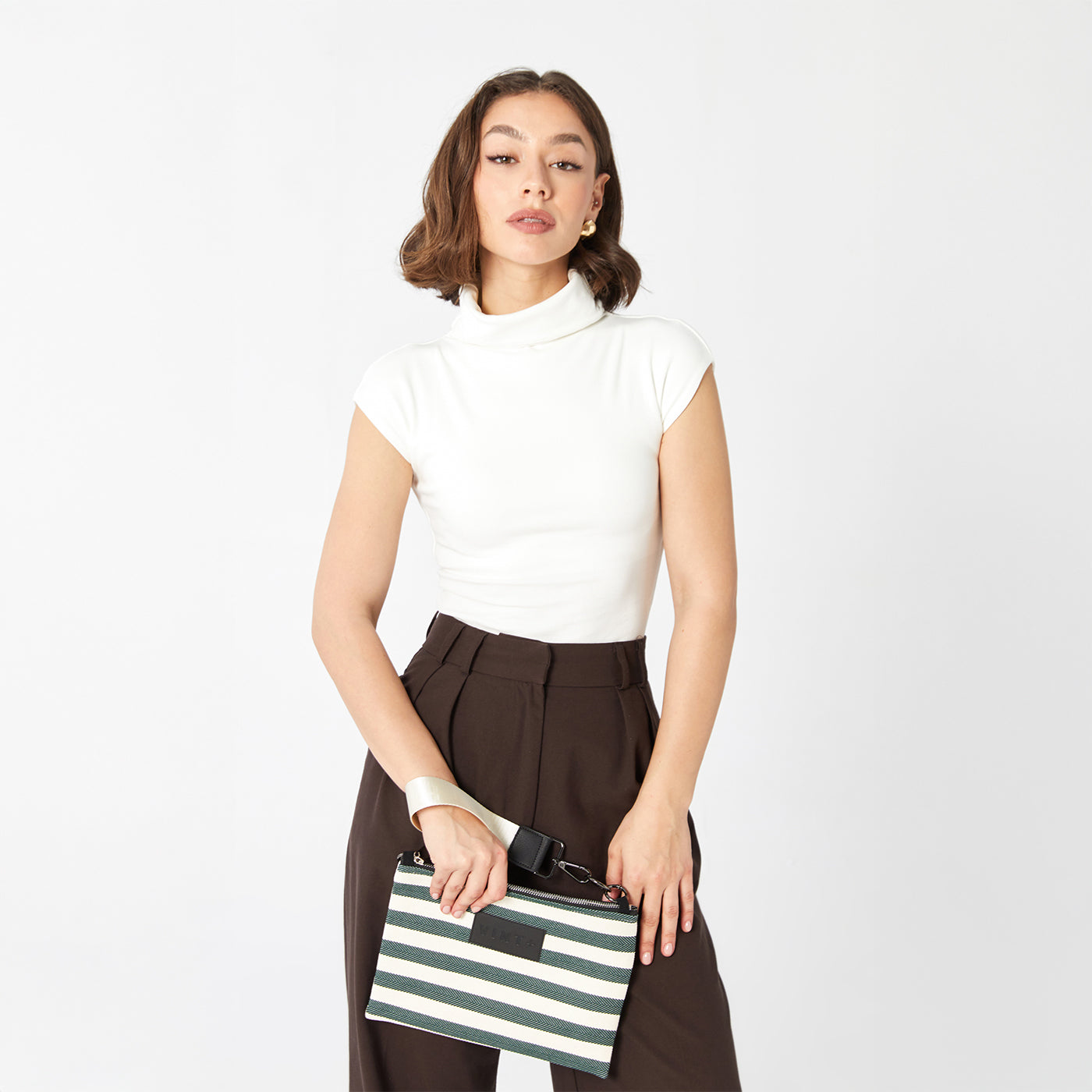 ÇİZGİLİ İÇ VE DIŞ ÇANTA - FOREST