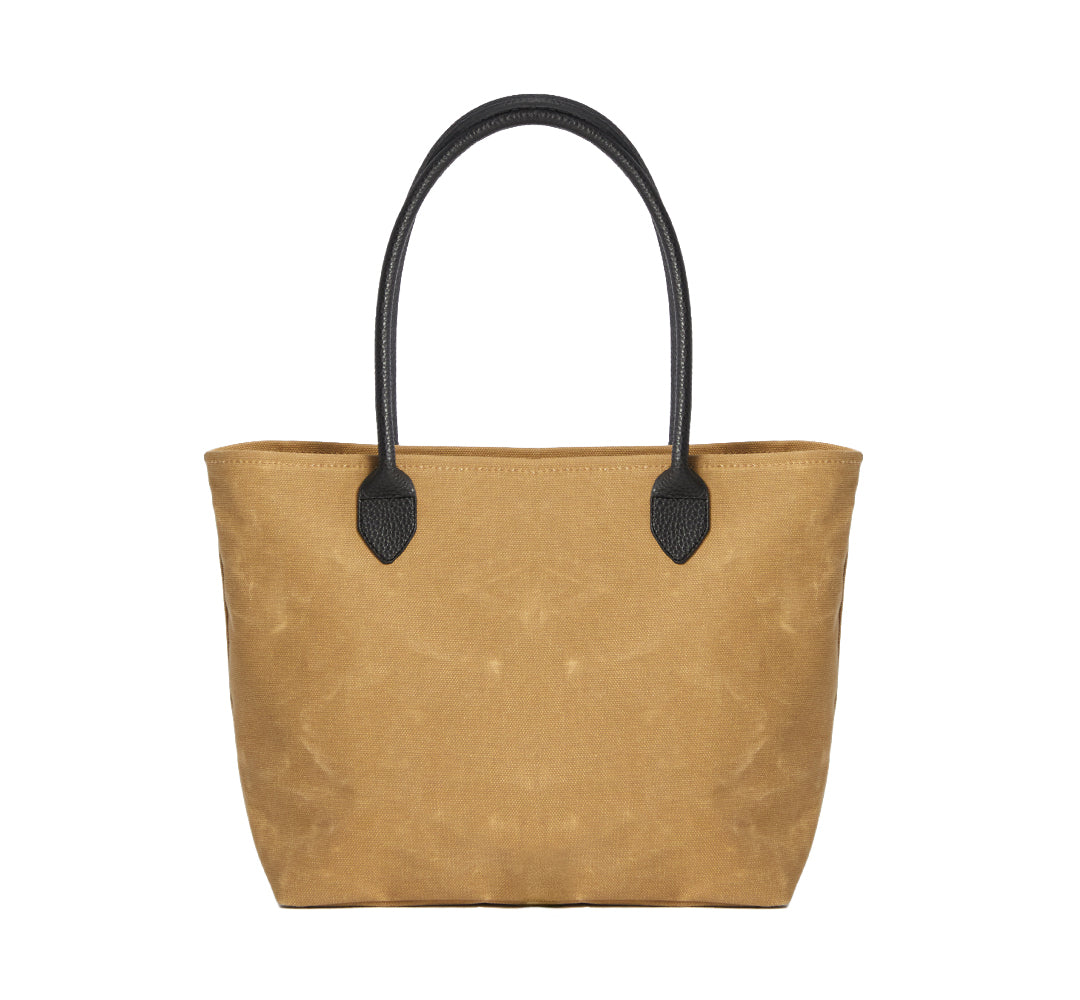 Mumlu Kanvas Şık Çanta - Büyük Boy - Bej (deri askı dahil)