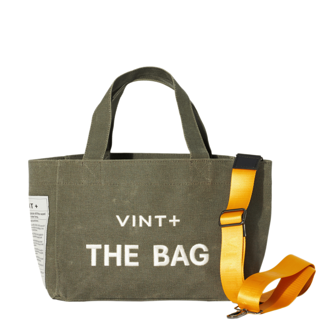 WAXED CANVAS TOTE BAG - SMALL - KHAKI